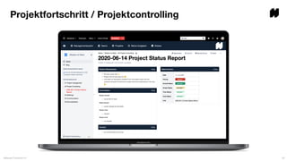Projektfortschritt / Projektcontrolling
Atlassian Frühstück #1 28
 