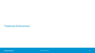 © 2020 Knobbe Martens
Trademark Enforcement
28
 