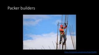 Packer builders
https://unsplash.com/photos/Pj4je7OjrME
 