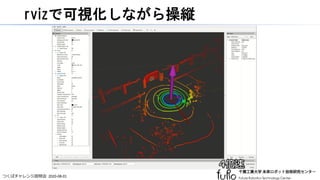 つくばチャレンジ説明会 2020-08-01
rvizで可視化しながら操縦
 