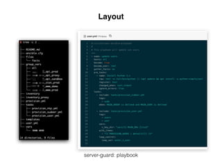 Layout
server-guard: playbook
 