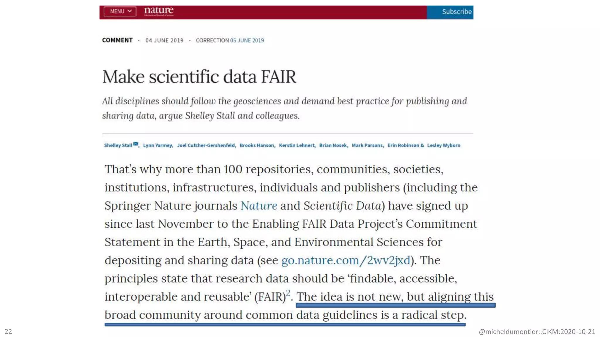 @micheldumontier::CIKM:2020-10-2122
 