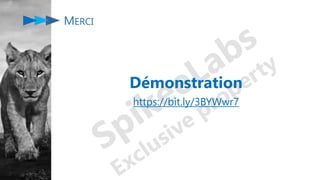 MERCI
Démonstration
https://bit.ly/3BYWwr7
 