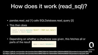 pandas.(to/from)_sql is simple but not fast