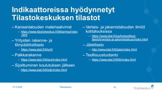Mitä on suomalainen kiertotalousliiketoiminta? Niko Olsson, Tilastokeskus