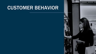 CUSTOMER BEHAVIOR
 