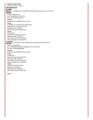 Pharmacielo Italia Corporate Registry Historical Extract (English)