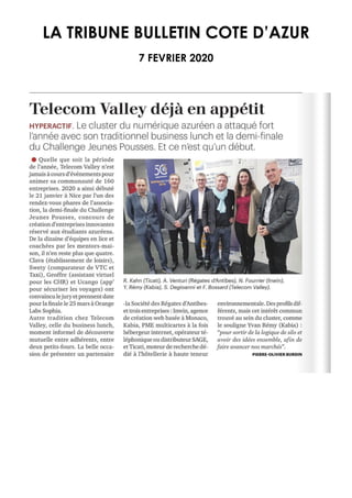 Revue de presse Telecom Valley - Février 2020