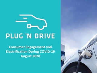 Consumer Engagement and
Electrification During COVID-19
August 2020
 