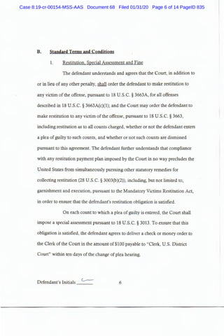 Case 8:19-cr-00154-MSS-AAS Document 68 Filed 01/31/20 Page 6 of 14 PageID 835
 