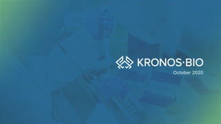 Kronos Bio (KRON) IPO deck - October 2020