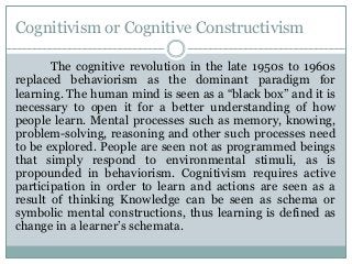 FLCT - Chapter 1 - Learner-Centered Theories of Learning | PPTX