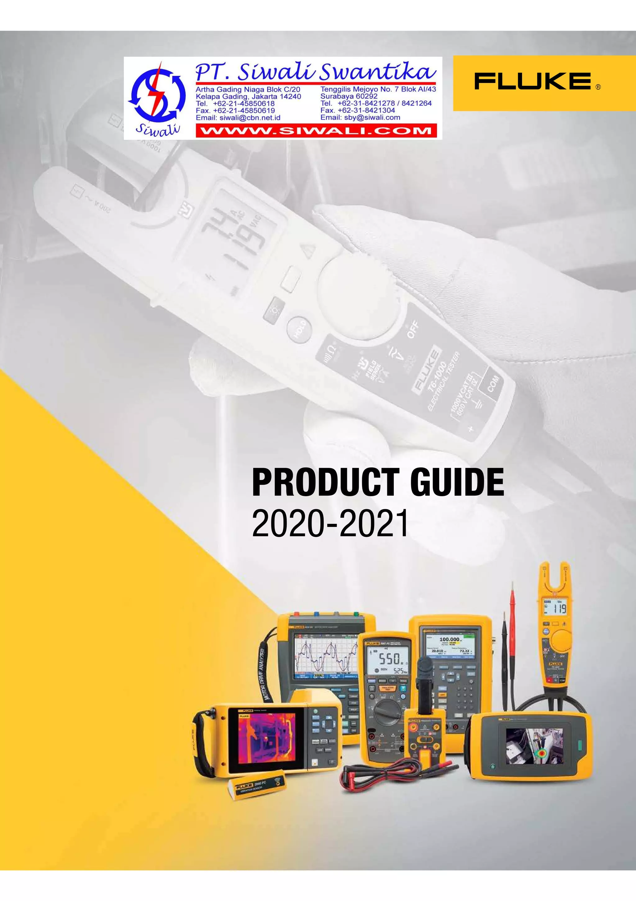 Katalog Fluke 2020 2021 PDF Free Download