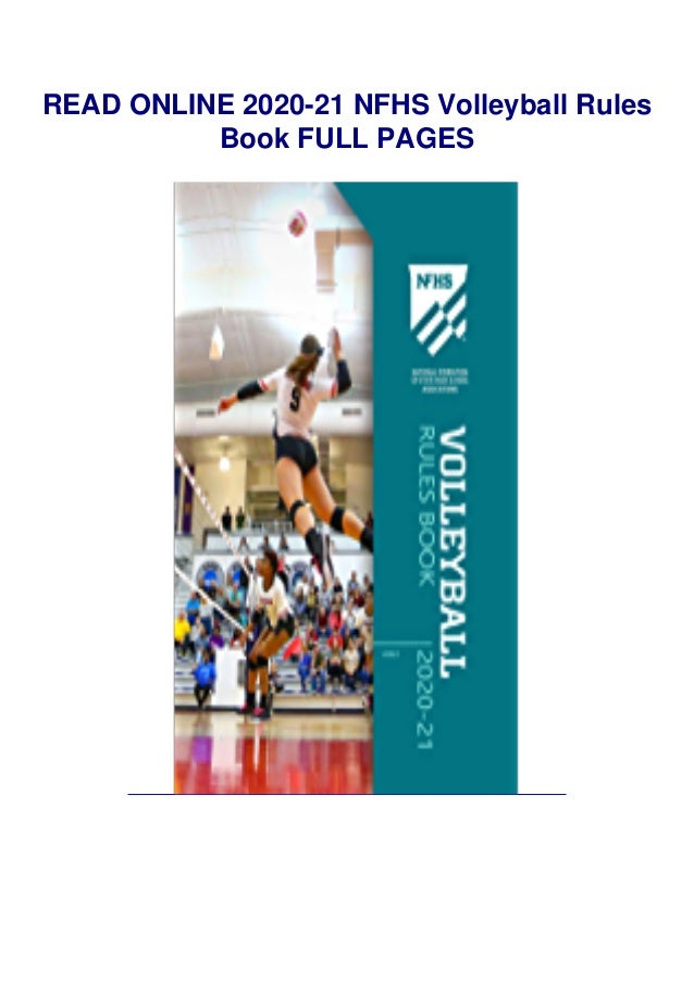 202021 NFHS Volleyball Rules Book unlimited_Acces