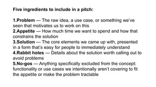 Shape Up Method The Agile Shape-up method for collaborative developments in ...