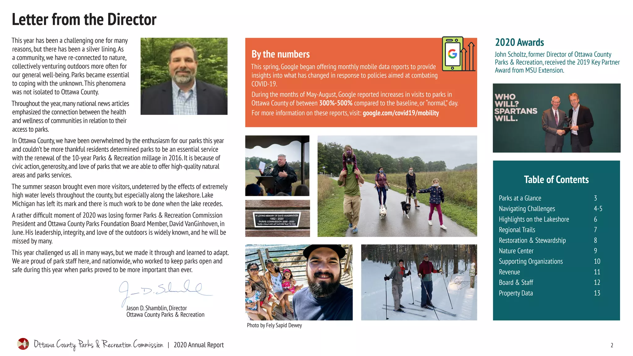 Ottawa County Parks 2020 Annual Report