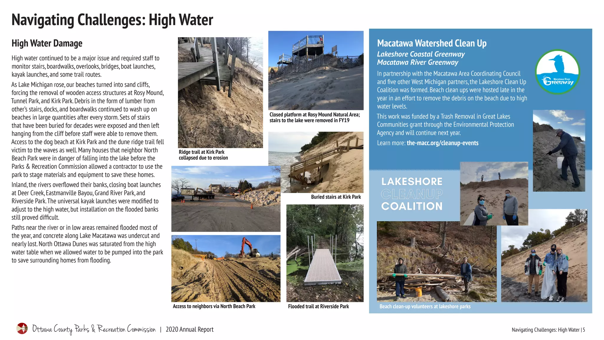 Ottawa County Parks 2020 Annual Report