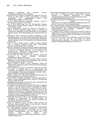 Comparative analysis of biopharmaceutic classification system (BCS ...