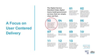 A Focus on
User Centered
Delivery
 