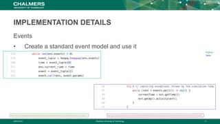 Discrete-event simulation: best practices and implementation details in ...