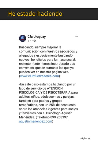 He estado haciendo
Página 25
 