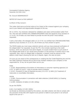 2020 intent to sue template (1) PDF 2020 intent to sue template (1) PDF