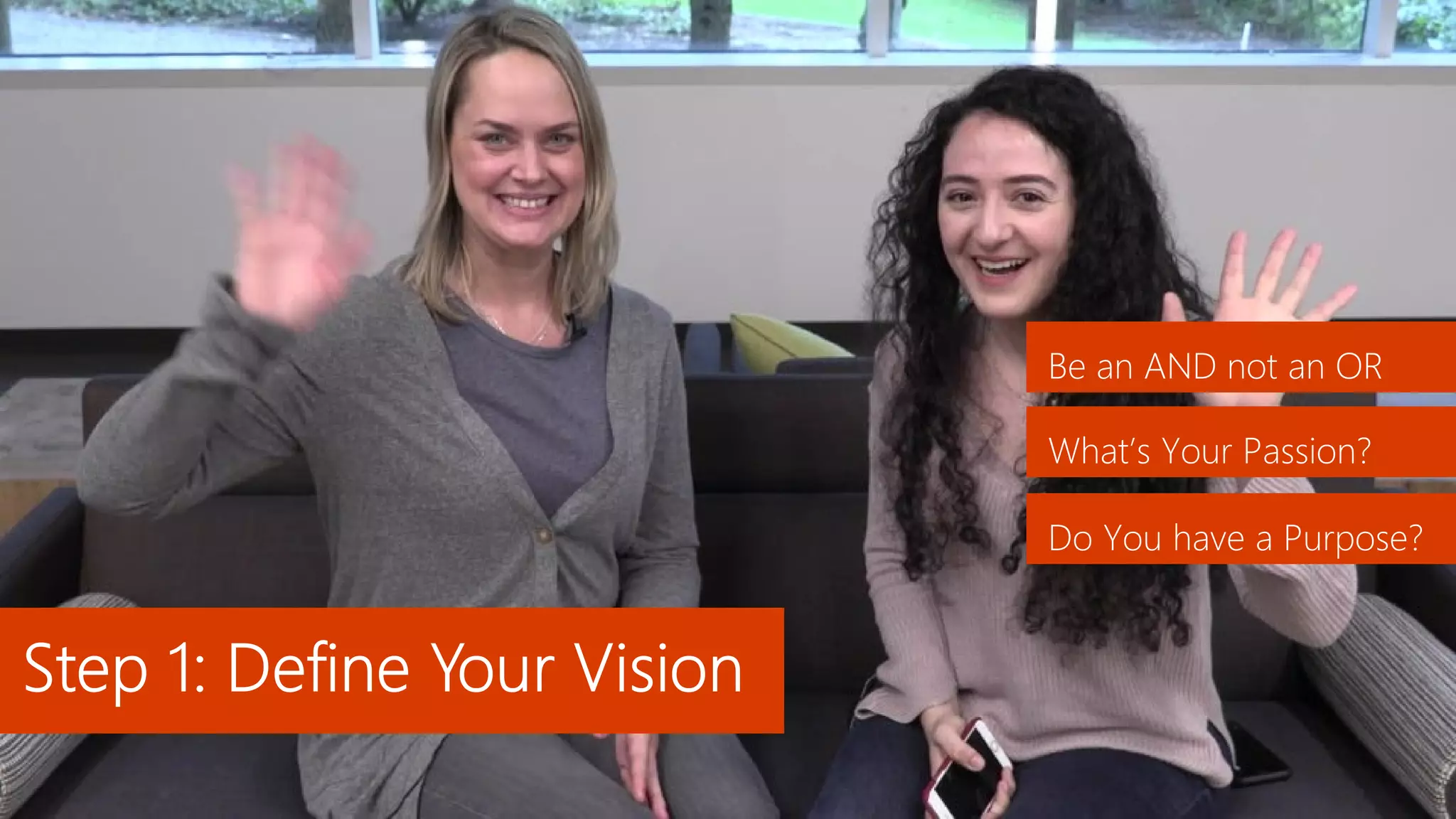 Be an AND not an OR
What’s Your Passion?
Do You have a Purpose?
 