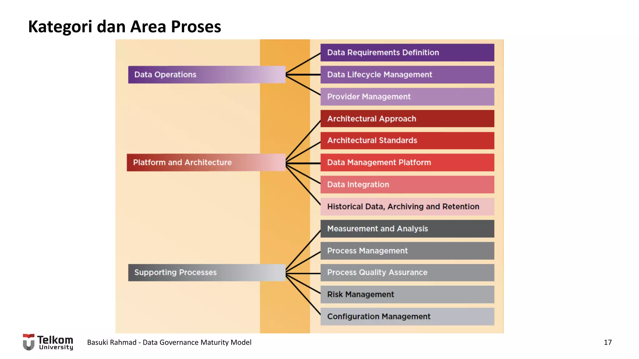 Kategori dan Area Proses
Basuki Rahmad - Data Governance Maturity Model 17
 