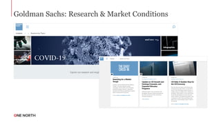 Goldman Sachs: Research & Market Conditions
 