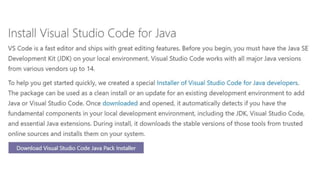 VSCode for Java | PPT