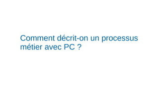 Implémentation efficace et durable de processus métiers complexes