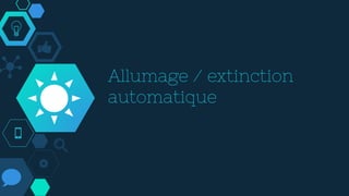 Allumage / extinction
automatique
 