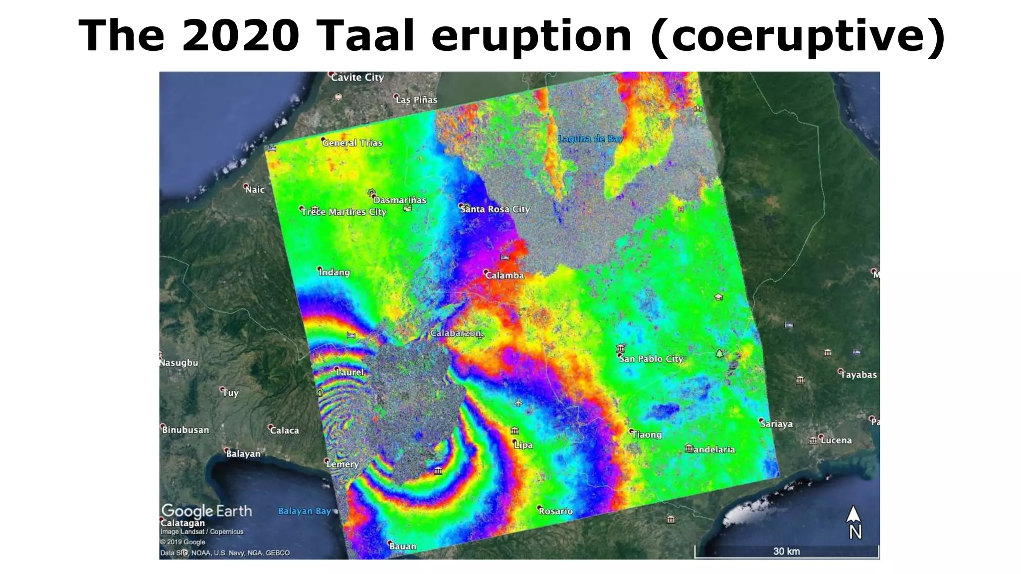 The 2020 Taal eruption (coeruptive)
 