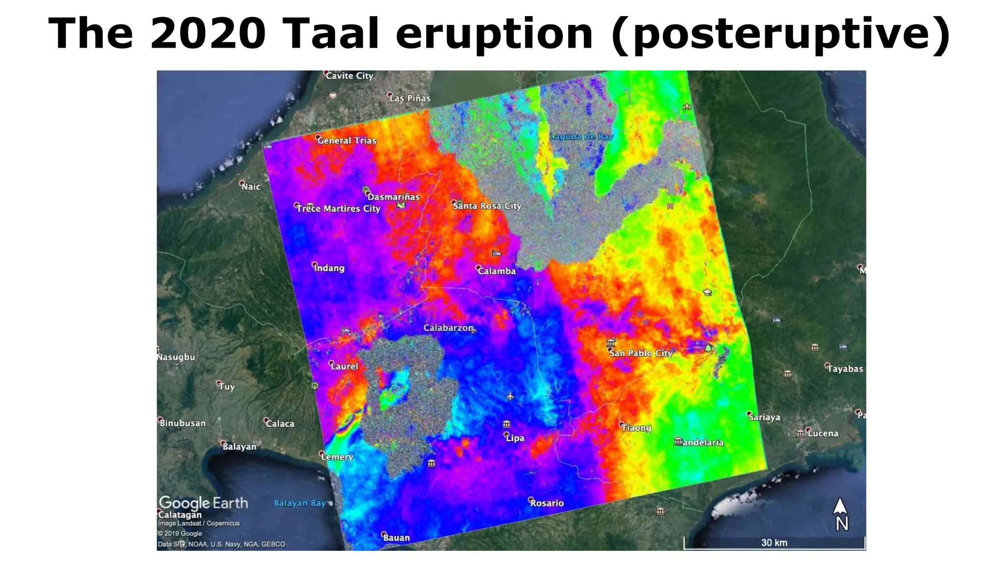 The 2020 Taal eruption (posteruptive)
 