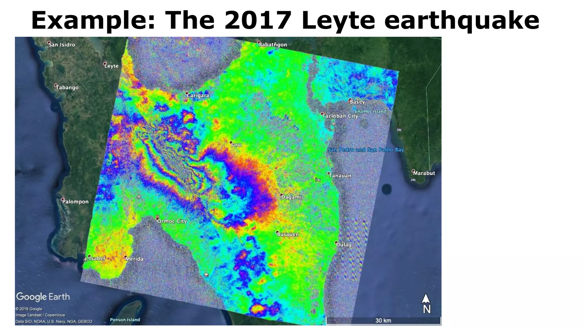 Example: The 2017 Leyte earthquake
 