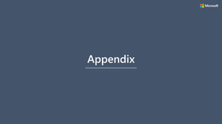Appendix
 