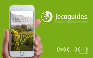 Jecoguides®
esperienza interattiva coinvolgente
World Summit
Award Mobile
Finalist
App 4 Italy
Jury Prize
App 4 EXPO
1st Prize
Jecoguides® 

2020 © All rights Reserved
 