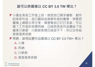 29
CC BY 3.0 TW
CC BY 3.0 TW+
A.
B.
C.
D.
 