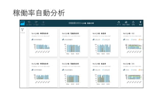 稼働率自動分析
 