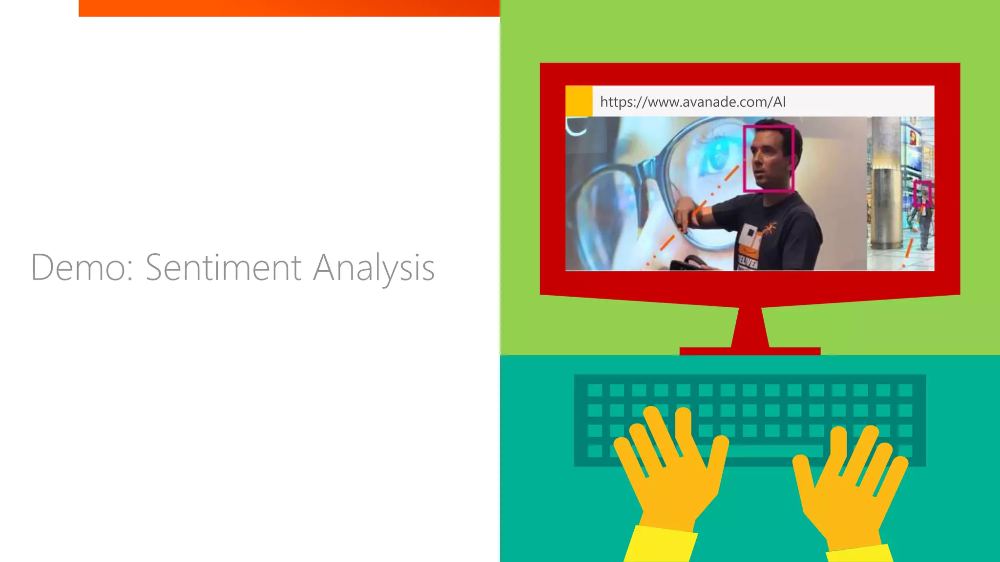 @elbruno
Demo: Sentiment Analysis
MakeMagicHappen();
https://www.avanade.com/AI
 