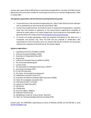 new law also causes financial difficulties for noncommercial organizations. Currently, the Public Services
Agency levies t...