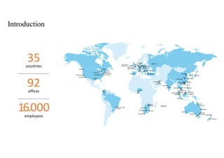 35countries
92offices
16.000employees
Introduction
 