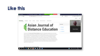 Conducting an Online Class using ZOOM | PDF