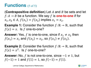MAT-314 Relations and Functions | PPTX