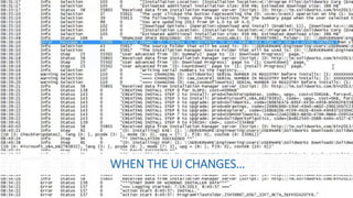 Automating visual software testing
WHEN THE UI CHANGES…
 