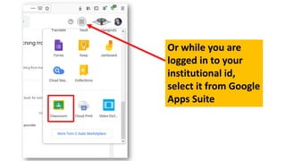 Step by Step Guide for using Google Classroom for teaching online | PDF