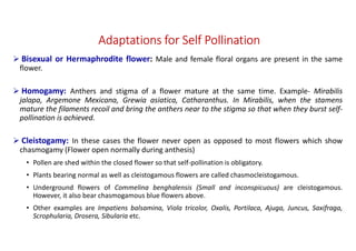 Homogamy Examples Pollination, types, adaptations for self and cross .pdf
