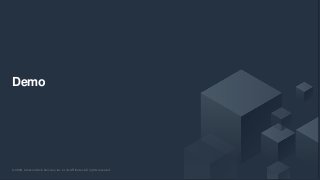 © 2020, Amazon Web Services, Inc. or its Affiliates. All rights reserved.© 2020, Amazon Web Services, Inc. or its Affiliates. All rights reserved.
Demo
 