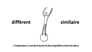 L’important, c’est de trouver le bon équilibre entre les deux
différent similaire
 