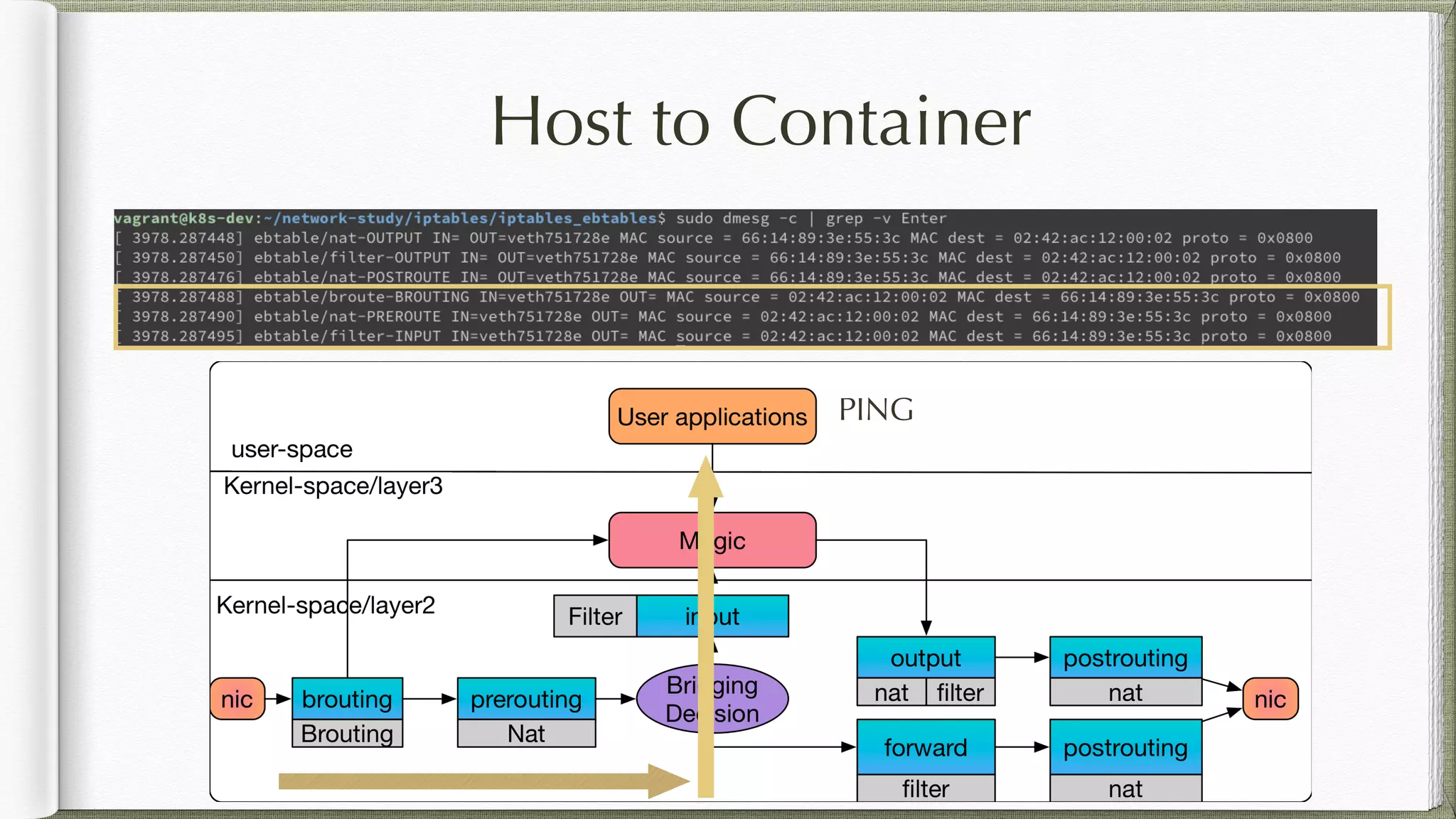 Host to Container
PING
 